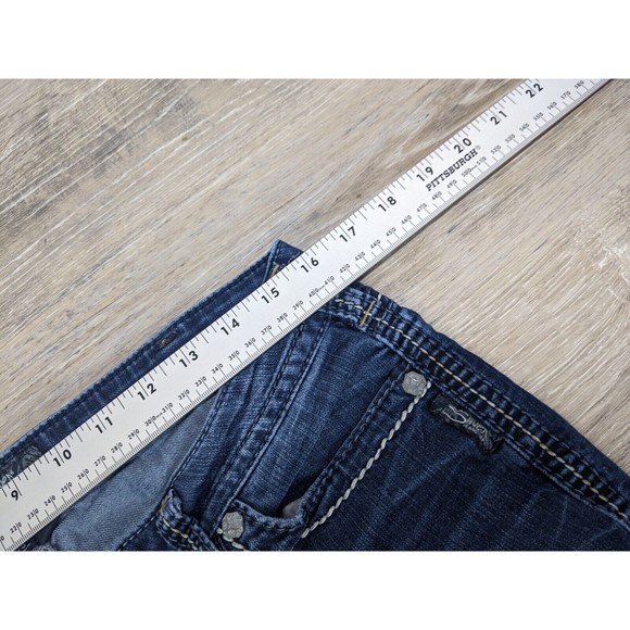 Silver Jeans Women's Frances 18 Bootcut Stretch Blue Low Rise Size W32 L31 - Picture 8 of 10